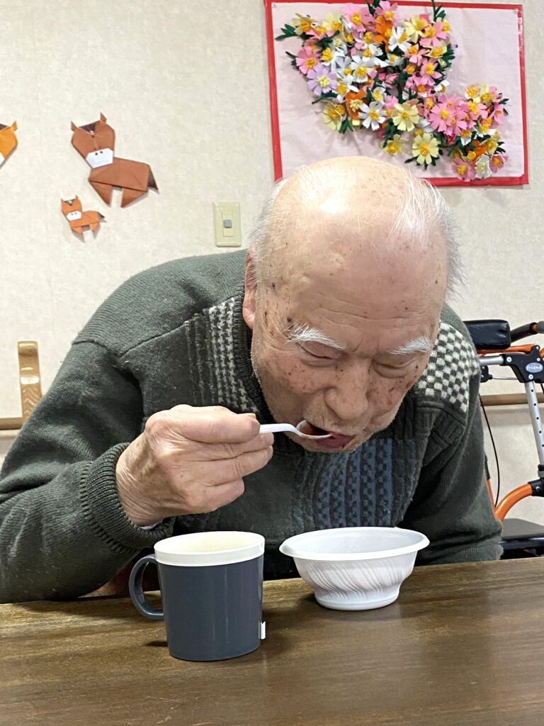 介護施設でぜんざい　福岡　老人ホーム　介護施設　カルム太宰府　202601-5