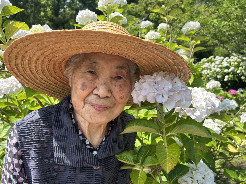 紫陽花の名所へ初夏の外出レク　福岡　老人ホーム　介護施設　カルム太宰府　202606-3