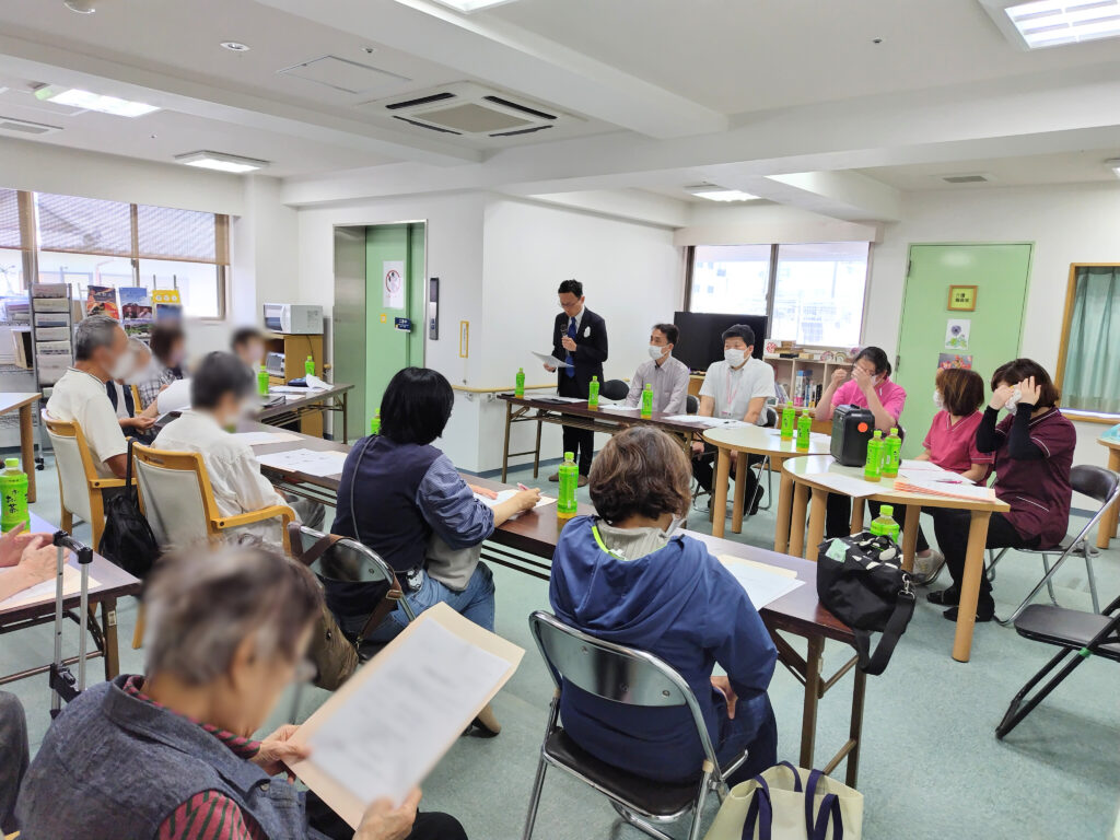 入居者懇談会 施設運営 入居者家族 カルム泉佐野 介護付き有料老人ホーム 大阪 老人ホーム 202507-1