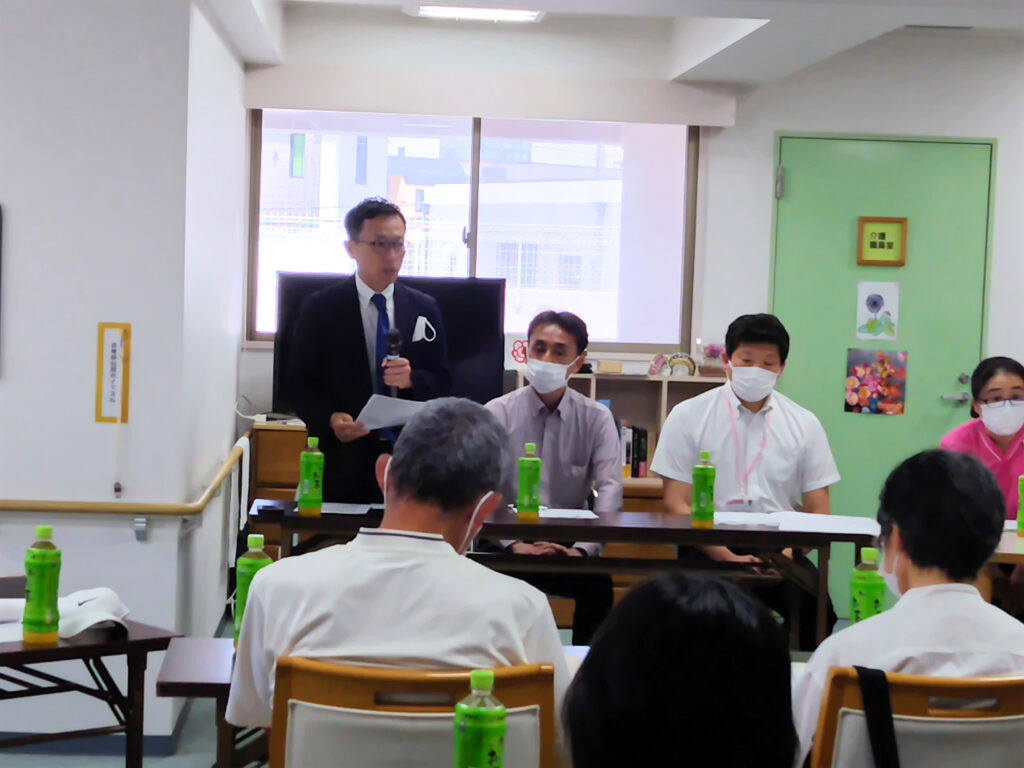 入居者懇談会 施設運営 入居者家族 カルム泉佐野 介護付き有料老人ホーム 大阪 老人ホーム 202507-3