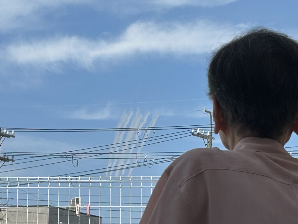 ブルーインパルス 大阪万博 万博 カルム泉佐野 大阪 介護施設 高齢者施設 介護付き有料老人ホーム 202507-6