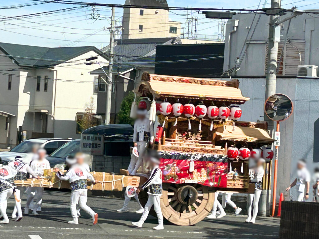 山車 大阪 老人ホーム カルム泉佐野 202510-3