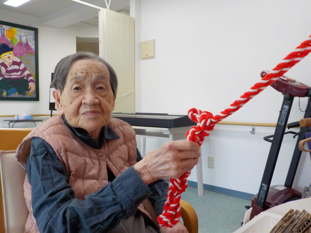 介護施設で初詣　大阪　老人ホーム　カルム泉佐野　202601-4