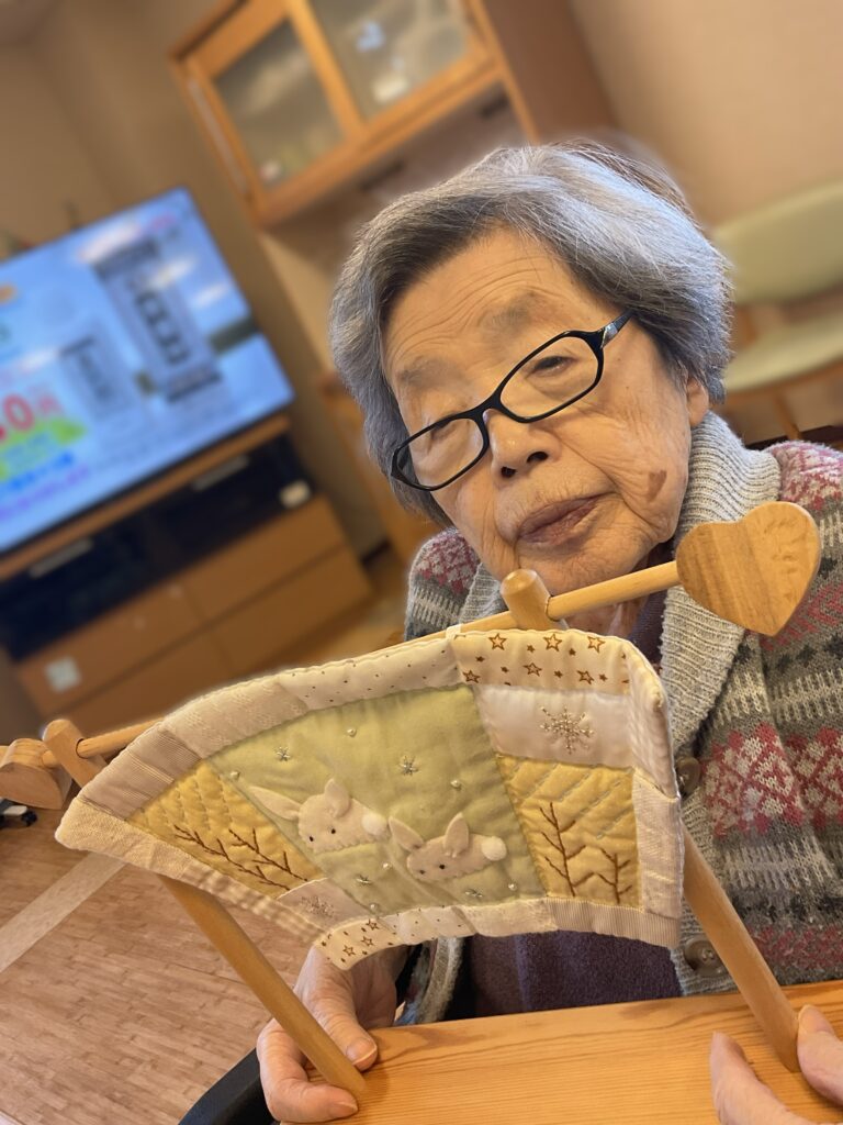 老人ホームの季節飾り　介護施設　米子　カルム皆生　202602-2