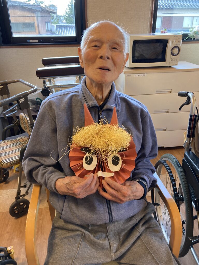 老人ホームの節分　介護施設　米子　カルム皆生　202602-13