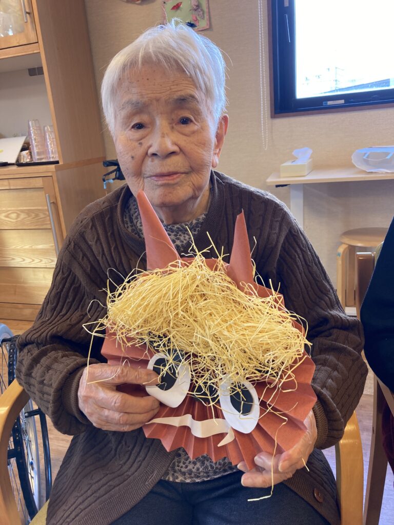 老人ホームの節分　介護施設　米子　カルム皆生　202602-10