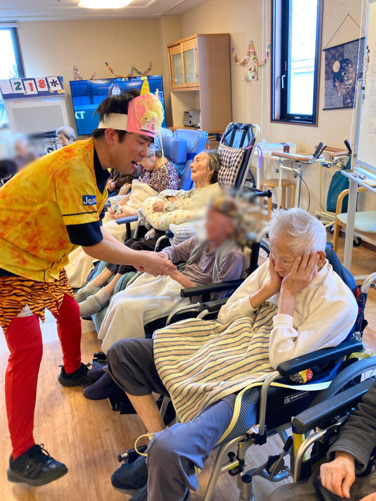 老人ホームの節分　介護施設　米子　カルム皆生　202602-8