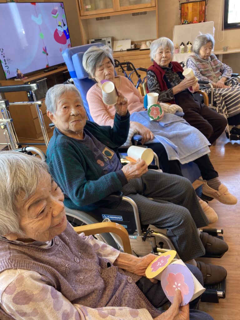 介護施設のレクリエーション　米子　鳥取　老人ホーム　カルム皆生　202603-1