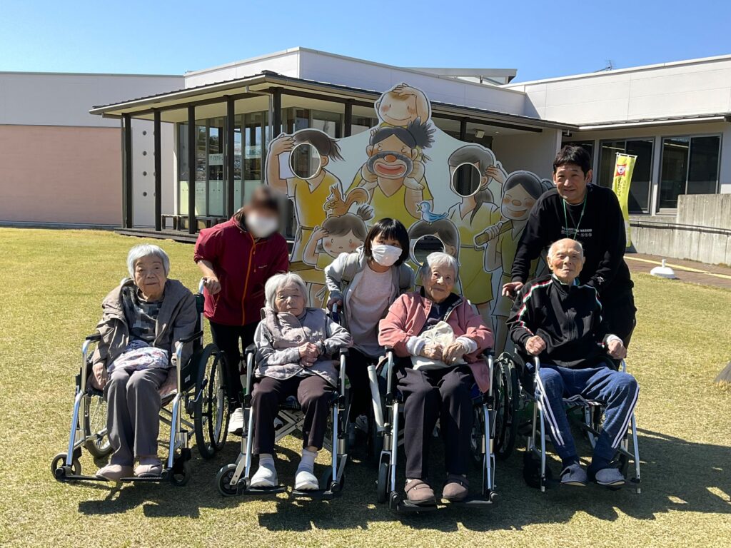 大山町のむきばんだ史跡公園　お花見　介護施設　老人ホーム　米子　カルム皆生　202604-5