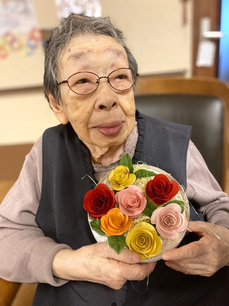 介護施設の製作レク 鳥取 米子 老人ホーム カルム皆生 202604-4