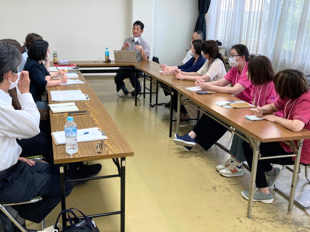 介護施設間交流会 老人ホーム 鳥取 米子 皆生 カルム皆生 202605-1