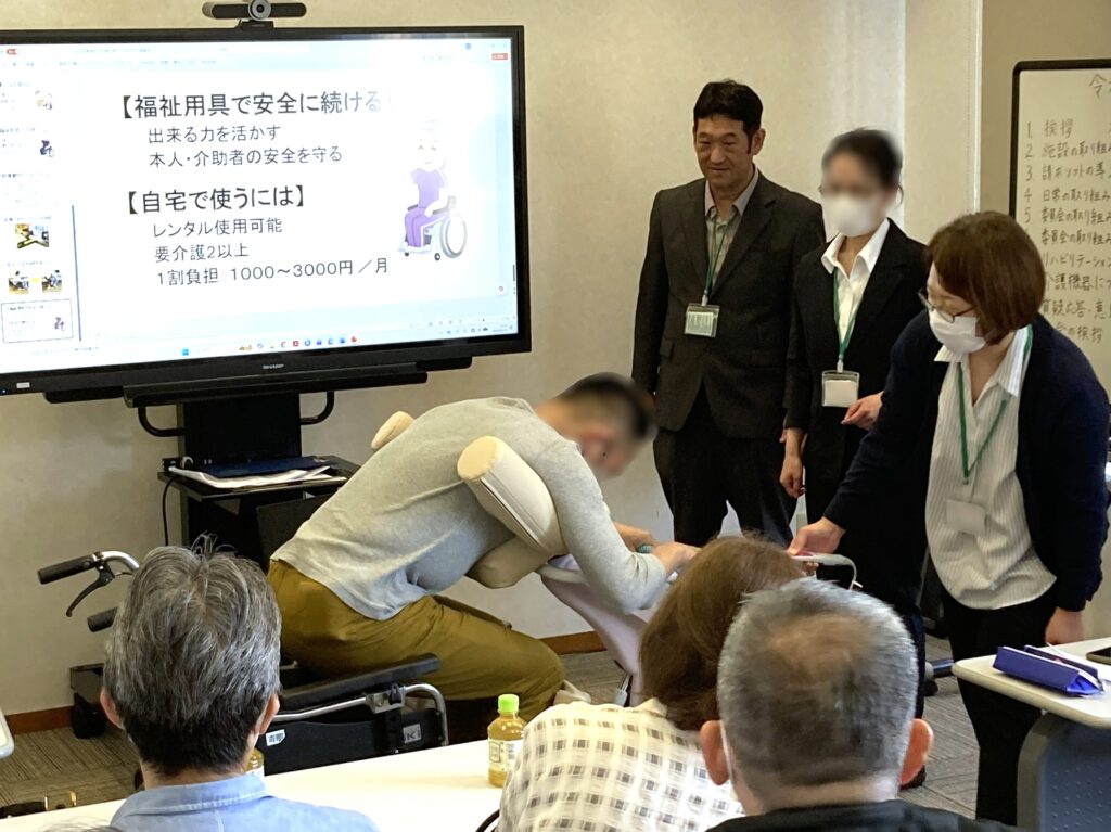 介護施設の家族会　ノーリフトケア体験　鳥取　米子　皆生　カルム皆生　202605-4