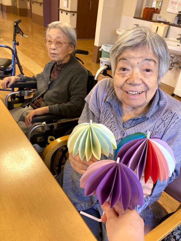 介護施設の梅雨作品　鳥取　米子　老人ホーム　カルム皆生　202606-3