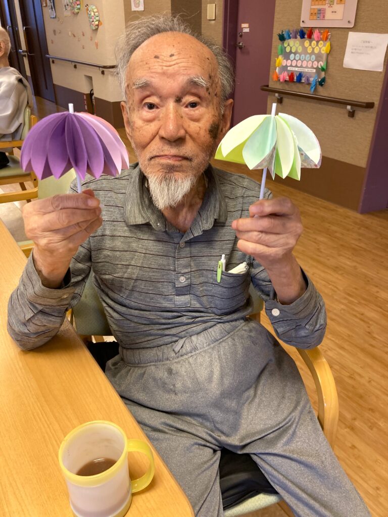 介護施設の梅雨作品　鳥取　米子　老人ホーム　カルム皆生　202606-5