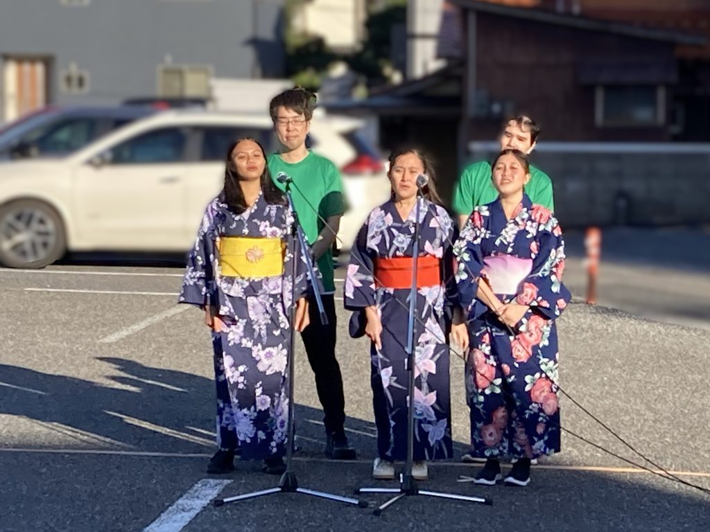 介護施設で秋祭り　淀江さんこ節　鳥取　米子　皆生　老人ホーム　カルム皆生　202610-1