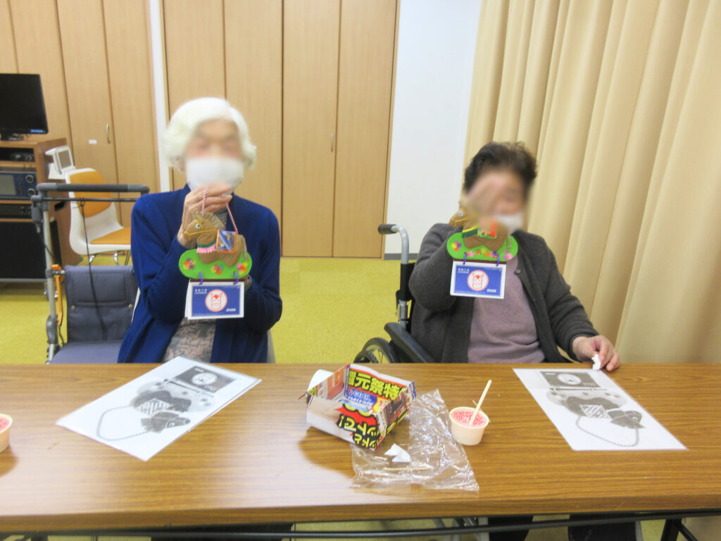 大阪　介護施設　老人ホーム　カルム桃山台　干支飾り　202512-6