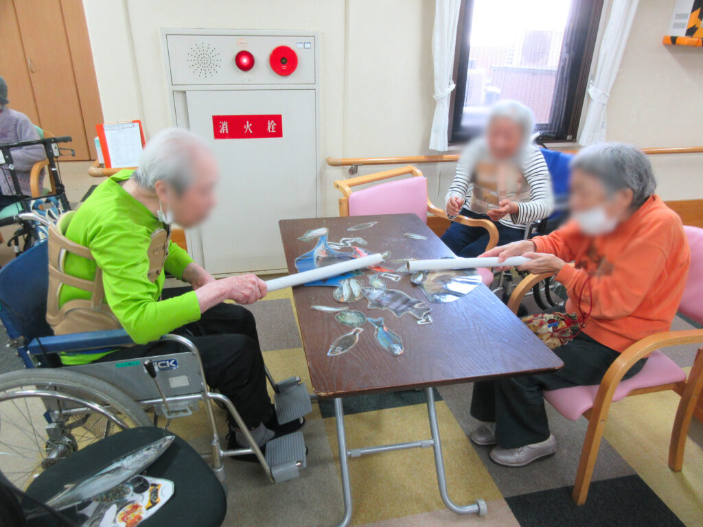 老人ホームレクリエーション 介護レク 大阪 介護施設 カルム桃山台 202603-1