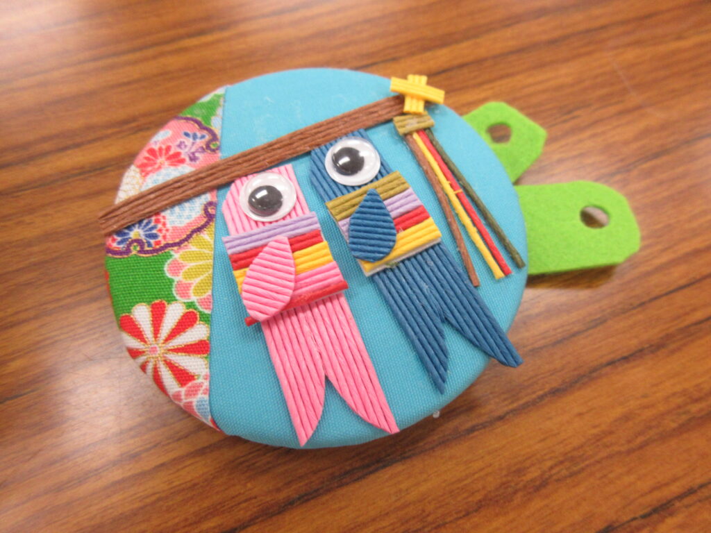 介護施設でこいのぼり作り　大阪　老人ホーム　カルム桃山台　202604-5