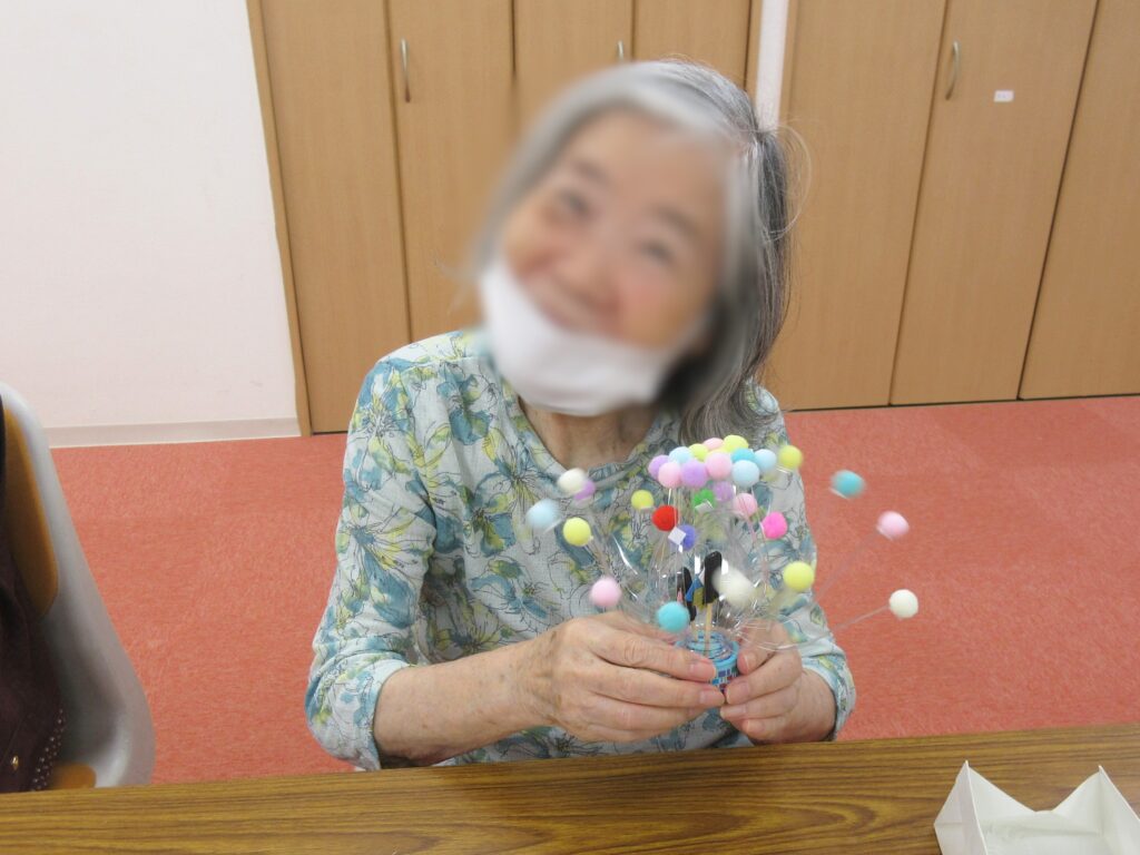 七夕飾り　七夕　大阪　高齢者施設　老人ホーム　カルム桃山台　202607-2
