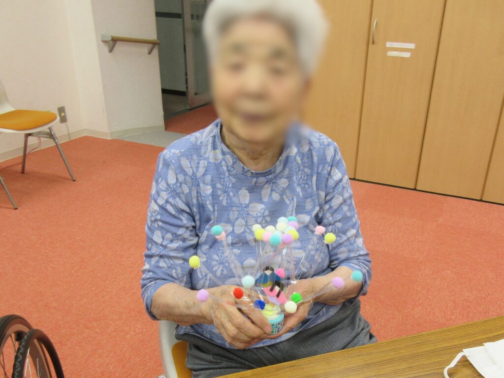 七夕飾り　七夕　大阪　高齢者施設　老人ホーム　カルム桃山台　202607-4