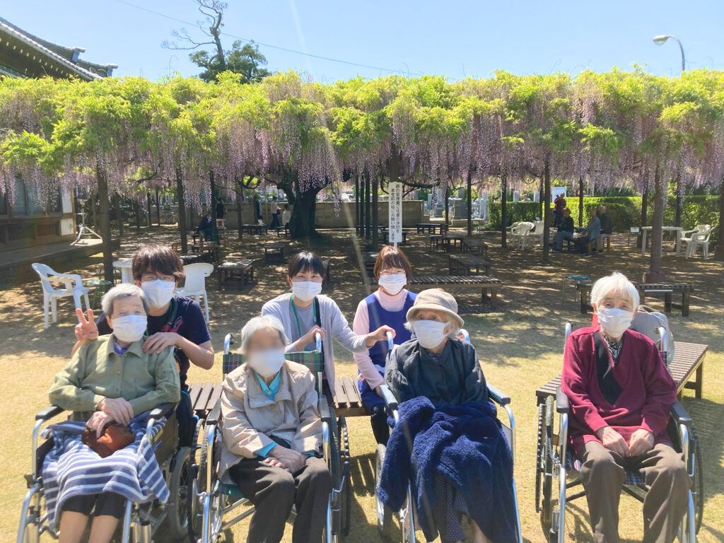 住雲寺 ふじ寺 大山町 ドライブ 藤 藤の花 カルム皆生 米子市 老人施設 老人ホーム 202505-2