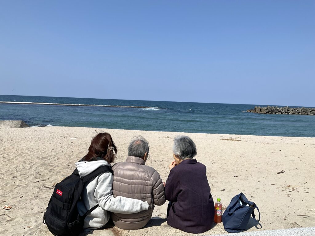 グループホーム カルム米子 米子介護施設 お花見 202504-4