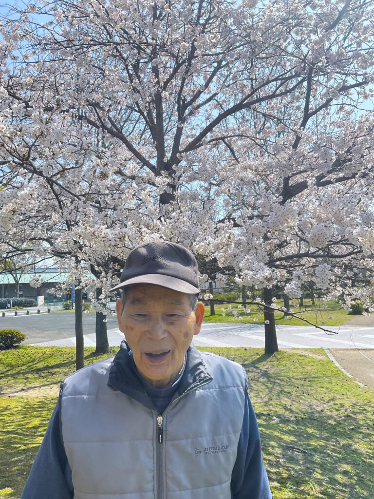 グループホーム カルム米子 米子介護施設 お花見 202504-2