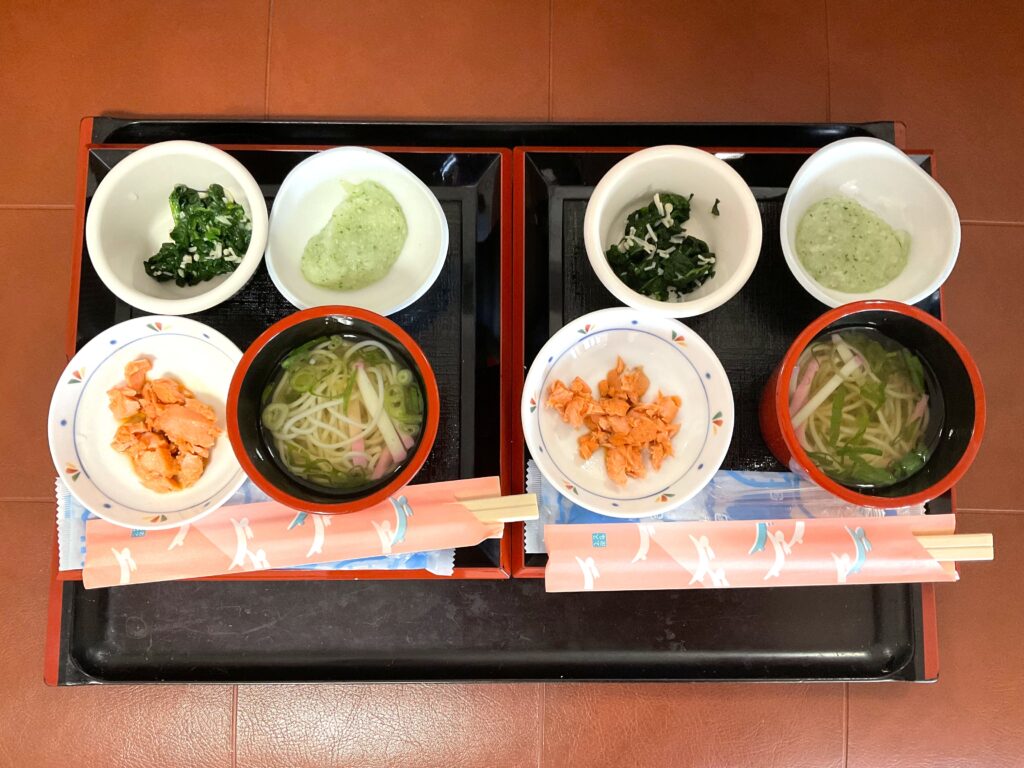 グループホーム カルム米子 米子市 家族会 試食会 常食 刻み食 ペースト食 介護食 202506-2