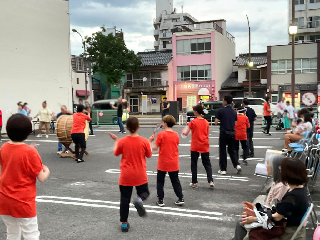 夏祭り 夏まつり ケアタウン カルム米子 米子市 夏 太鼓 盆踊り お神輿 福引き 米子盆踊りの保存会 20257-9