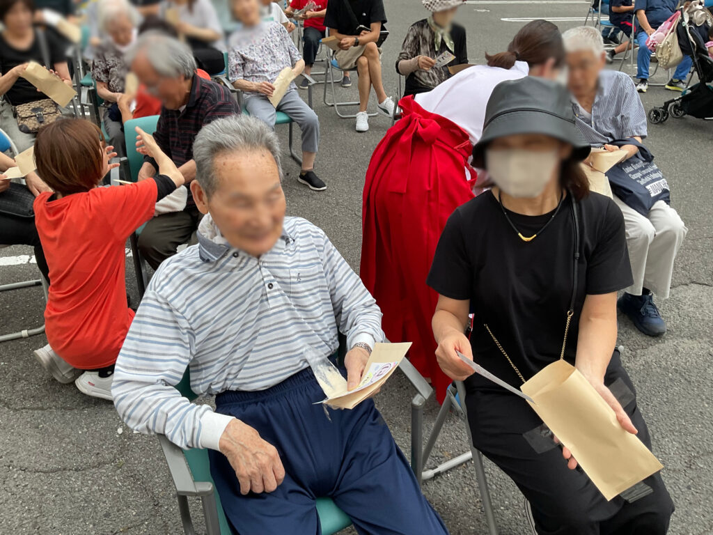 夏祭り 夏まつり ケアタウン カルム米子 米子市 夏 太鼓 盆踊り お神輿 福引き 米子盆踊りの保存会 20257-5