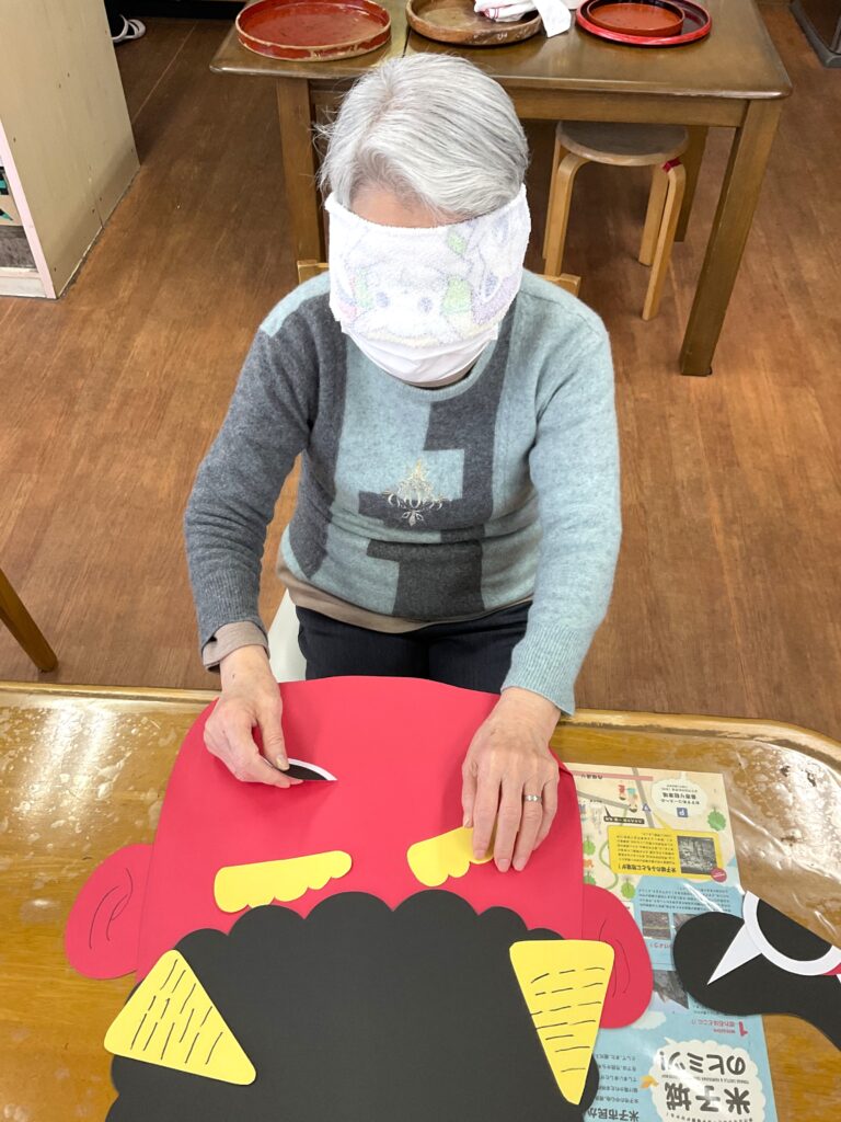 介護施設で節分行事 鳥取 米子 小規模多機能 グループホーム カルム米子 202602-2