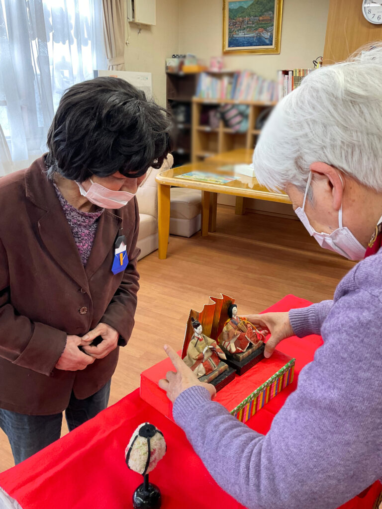 介護施設のひな祭りイベント スイーツバイキング 米子 グループホーム 小規模多機能 カルム米子 202603-5